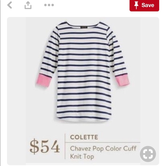 Colette Tops - Stitch Fix Colette Chavez Pop Color Knit Top Shirt